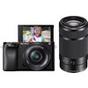 מצלמה חסרת מראה סוני Sony a6100 + 16-50mm+55-210mm - קיט 