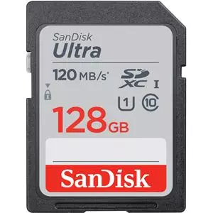 SanDisk Ultra SD128GB 120mbs SDHC UHS-I Class-10 Card