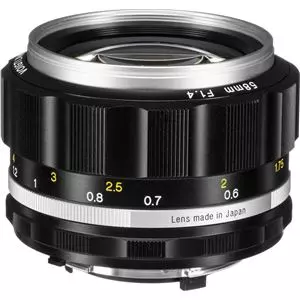 עדשת ווגלנדר Volglander for Nikon Nokton 58mm F1.4 SL IIs Silver