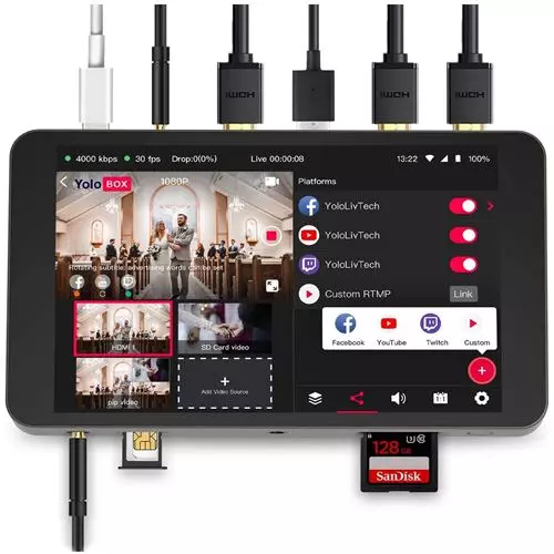 YoloLiv YoloBox Portable Live Stream Studio - Cameras | Video cameras