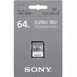 Sony 64GB SF-E Series UHS-II SDXC Memory Card