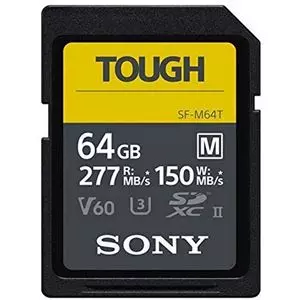 Sony SD64GB V60 150mbs