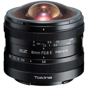 עדשה טוקינה TOKINA 8mm ZS F2.8 Fisheye MF-E Sony