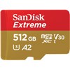 SANDISK SD512micro 190mbs Extreme NO Adapter 