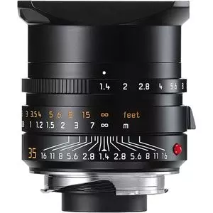עדשה מקצועית רחבת זווית  Leica דגם: Leica Summilux-M 35mm F/1.4 Asph. - יבואן רשמי