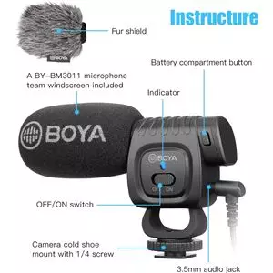 מיקרופון לוידאו Boya  MIC BM3011