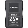 NANLITE BATTERY V-MOUNT 26V 230WH 