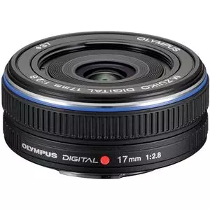 עדשה אולימפוס Olympus micro 4/3 lens M.Zuiko Digital 17mm f/2.8