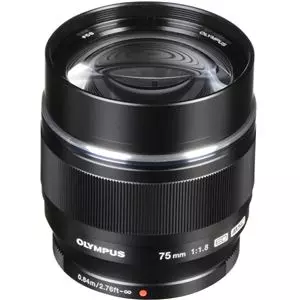 עדשת אולימפוס Olympus micro 4/3 lens M.Zuiko Digital ED 75mm f/1.8