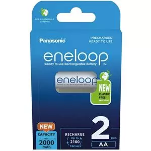 Eneloop AAX2 white battery pack 2000mAh