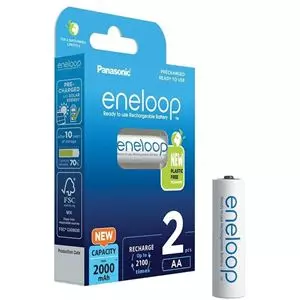 Eneloop AAX2 white battery pack 2000mAh