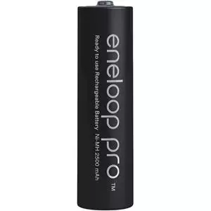Eneloop AAX4 Black battery pack 2550mAh