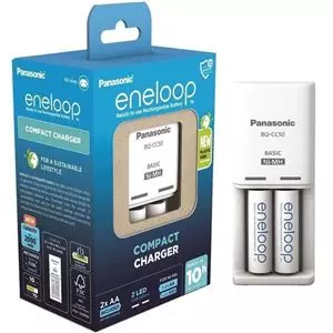 Eneloop Charger+AA X2 white 2000mAh