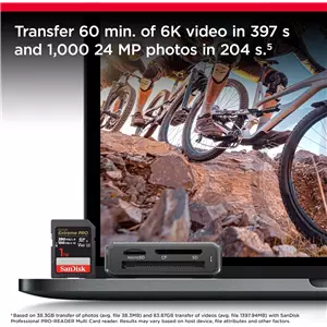 SanDisk 128GB Extreme PRO UHS-II Memory Card 280mb/s