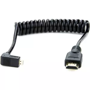 Atomos Coiled Right-Angle Micro-HDMI to HDMI Cable