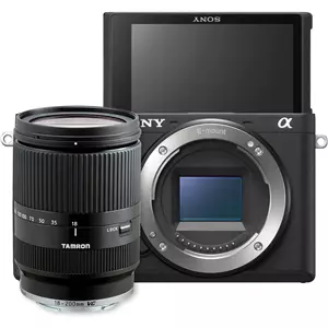 מצלמה חסרת מראה סוני Sony A6400 +TAMRON 18-200mm VC (Sony NEX) - קיט