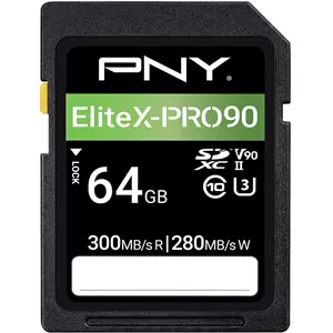 PNY SD64 300mb/s UHS-II ElitePro V90 8k