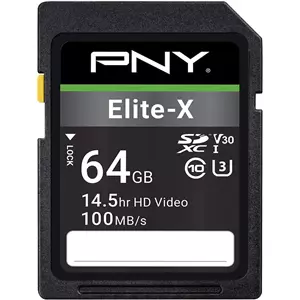 PNY SD64 100mb/s UHS-I V30 4k