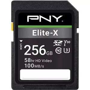 PNY SD256 100mbs Elite-X UHS-I SDXC V30