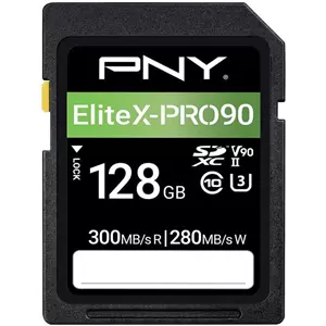 PNY SD128 Elite-X-PRO90 300mbs UHS-II SDXC V90