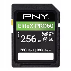 PNY SD256 Elite-X-PRO60 280mbs  UHS-II SDXC V60