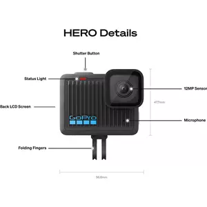 מצלמת אקסטרים GoPro HERO Compact Action Camera