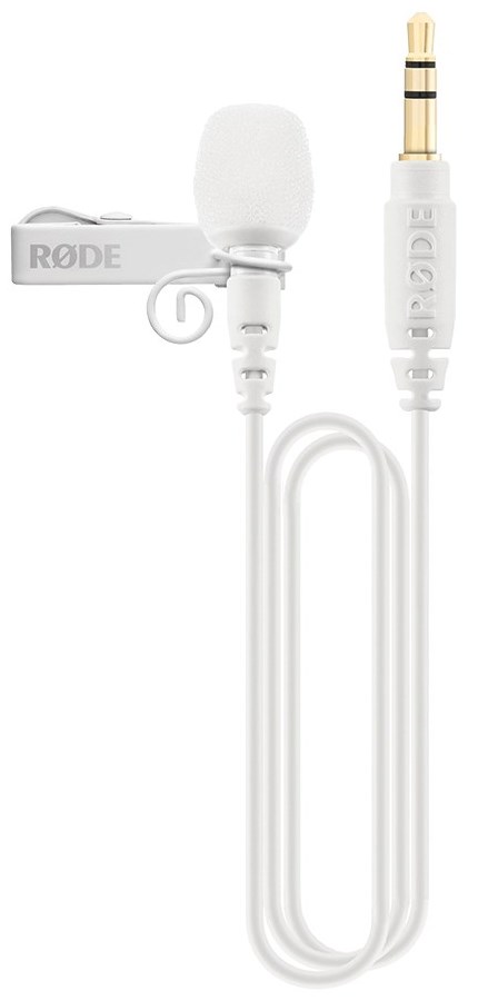 RODE Lavalier GO mic for wireless Go System WHITE - Cameras
