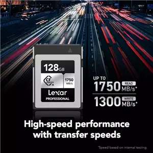 LEXAR CFexpress 128G 1750mbs Type B silver