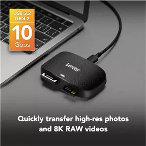 LEXAR CFexpress Type B/ SD UHS-II USB 3.2 READER