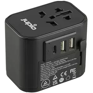 JUPIO Travel Adapter USB+USB-C