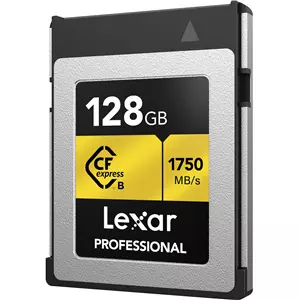 LEXAR 128GB Professional CFexpress Type B Card GOLD Series