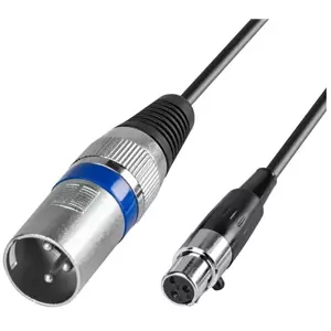 SELENS XLR MINI MALE TO XLR FEMALE 6M