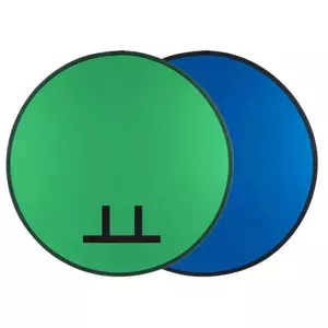 SELENS COLLAPSIBLE BACKGOUND BLUE/GREEN 130CM
