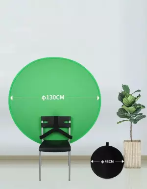 SELENS COLLAPSIBLE BACKGOUND BLUE/GREEN 130CM