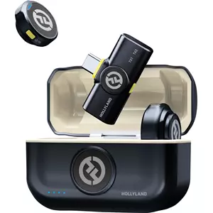 מערכת מיקרופון אלחוטית לטלפון כניסת USB-C HOLLYLAND LARK M2