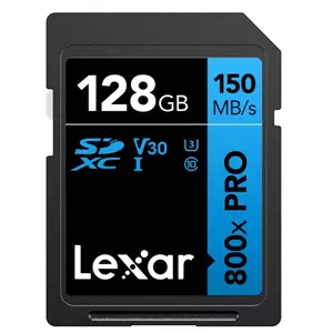 LEXAR SD128GB 800x 150mbs Pro SDHC UHS-I