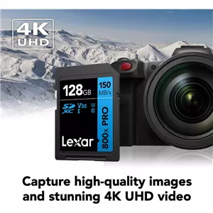 LEXAR SD128GB 800x 150mbs Pro SDHC UHS-I