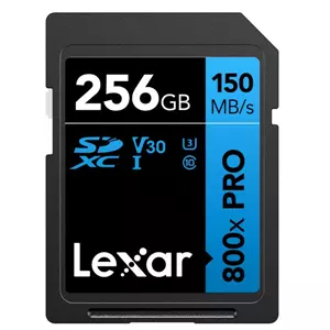 LEXAR SD256GB 800x 150mbs Pro SDHC UHS-I