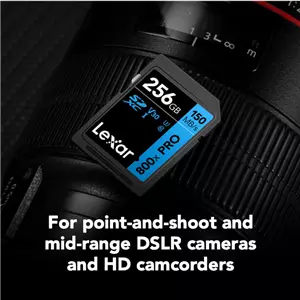LEXAR SD256GB 800x 150mbs Pro SDHC UHS-I