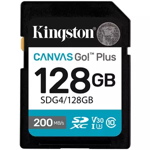 Kingston SD128 200mbs V30 GO!Plus