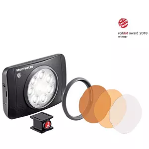 פנס 8 לד לחצובה עם בלוטוס MANFROTTO