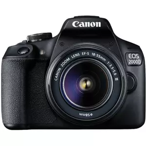 מצלמה Dslr (רפלקס)   Canon Eos 2000d + 18-55mm III  -CANON ISRAEL - קיט
