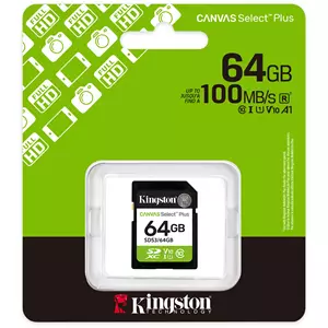 Kingston Sd64gb Canvas Select Plus 150mbs V10