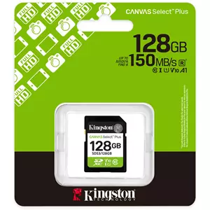 Kingston Sd128gb Canvas Select Plus 150mbs V10
