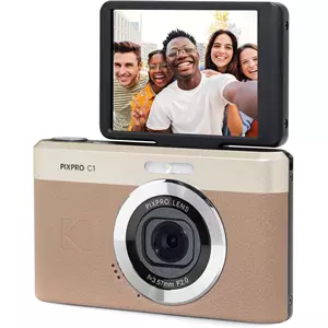 מצלמה קומפקטית קודאק KODAK Pixpro C1 Brown  +16G +Reader