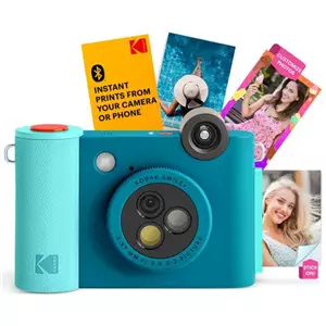 KODAK מצלמת אינסטנט מדגם Smile Plus (כחול)