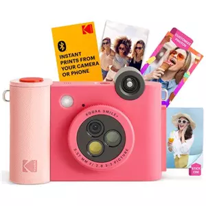 KODAK מצלמת אינסטנט מדגם Smile Plus (פוקסיה)