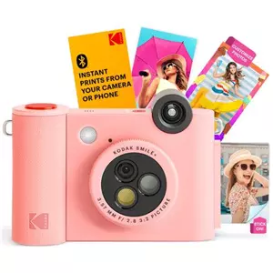 KODAK מצלמת אינסטנט מדגם Smile Plus (ורוד)