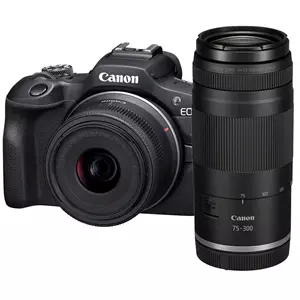 מצלמה חסרת מראה קנון Canon EOS R100 + 18-45mm + 75-300mm