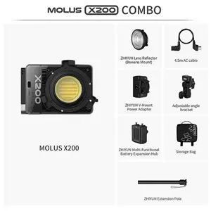 ZHIYUN MOLUS X200 COB LIGHT COMBO KIT